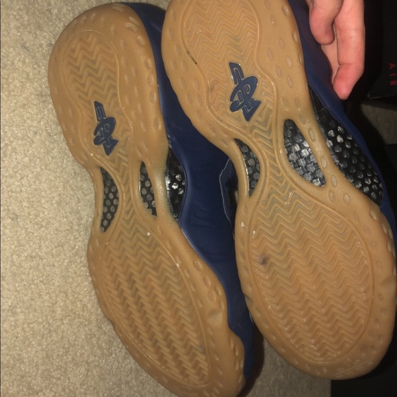 air foamposite one.   (midnight navy) - Picture 6 of 7